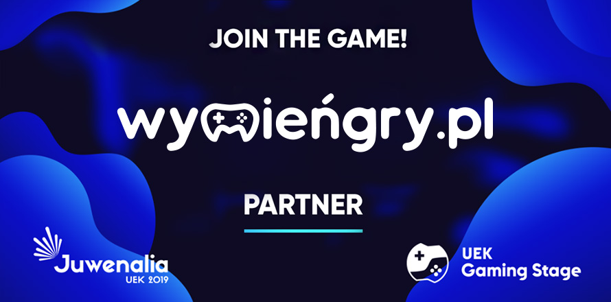 Okładka wpisu: WymieńGry.pl partnerem Uek Gaming Stage 2019